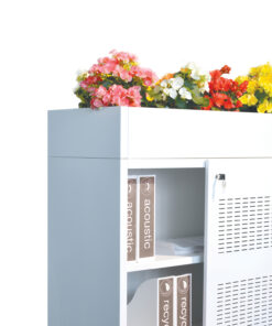 Plantenbak akoestische schuifdeurkast